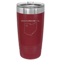 Ohio Heart 20 oz Tumbler | Maroon