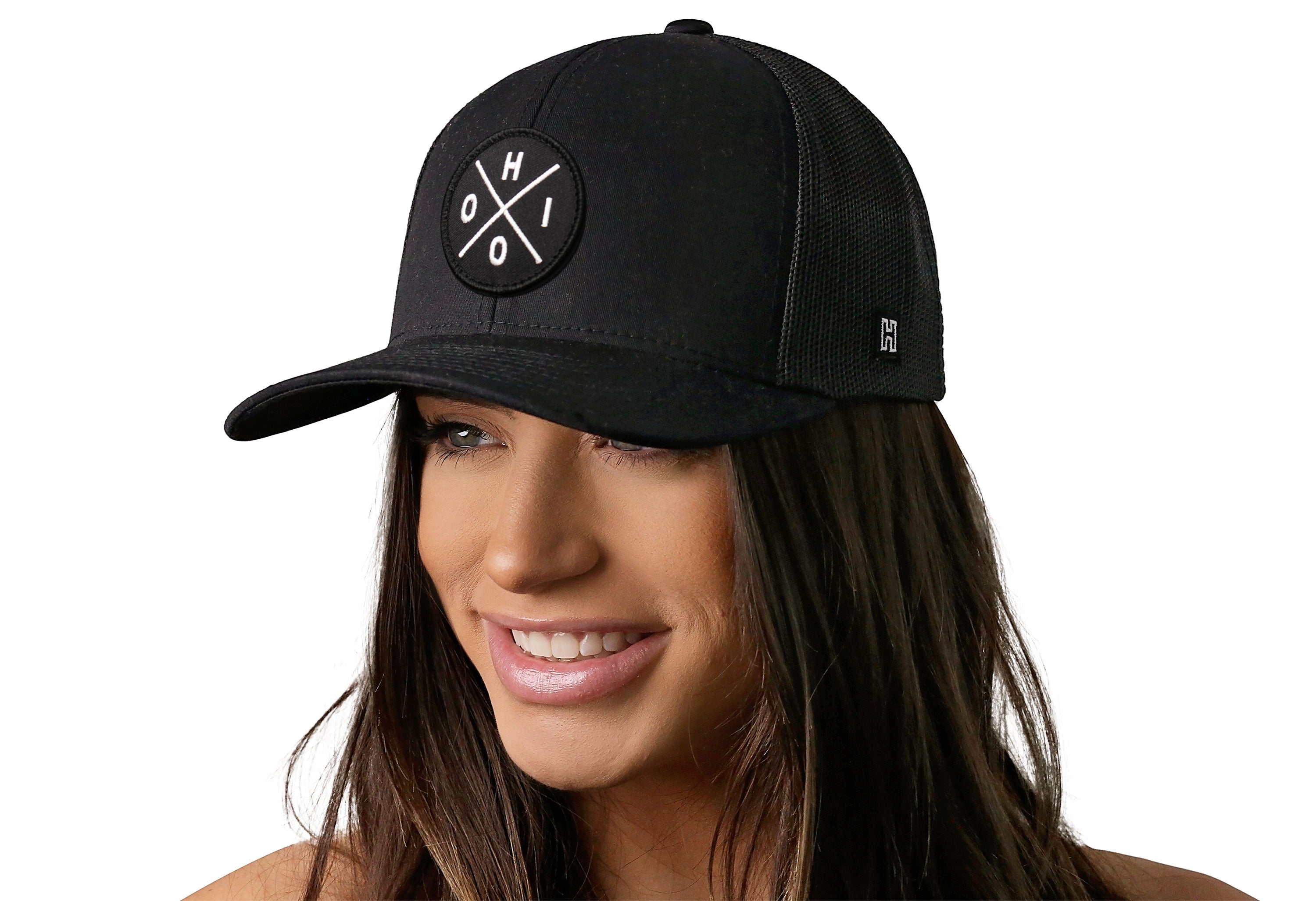 Ohio Trucker Hat  |  Black OHIO X Snapback