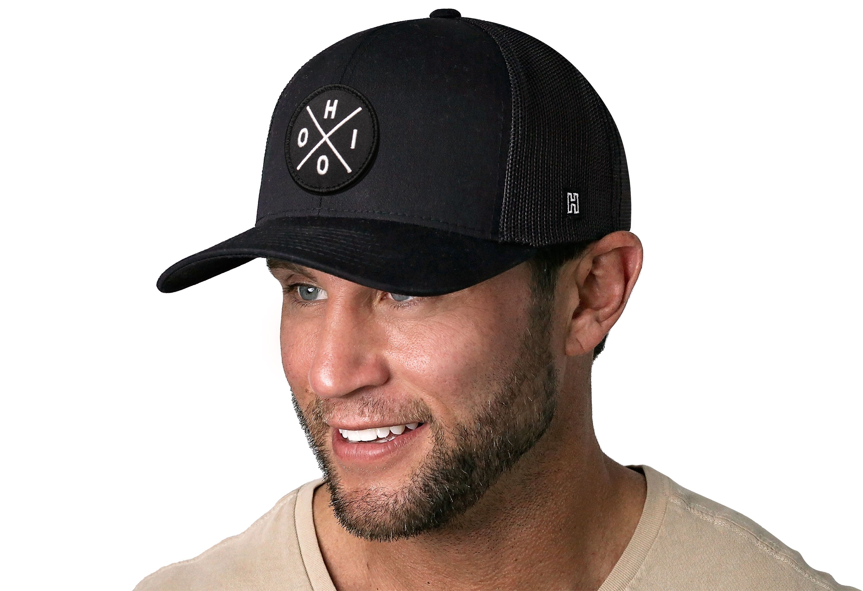 Ohio Trucker Hat  |  Black OHIO X Snapback